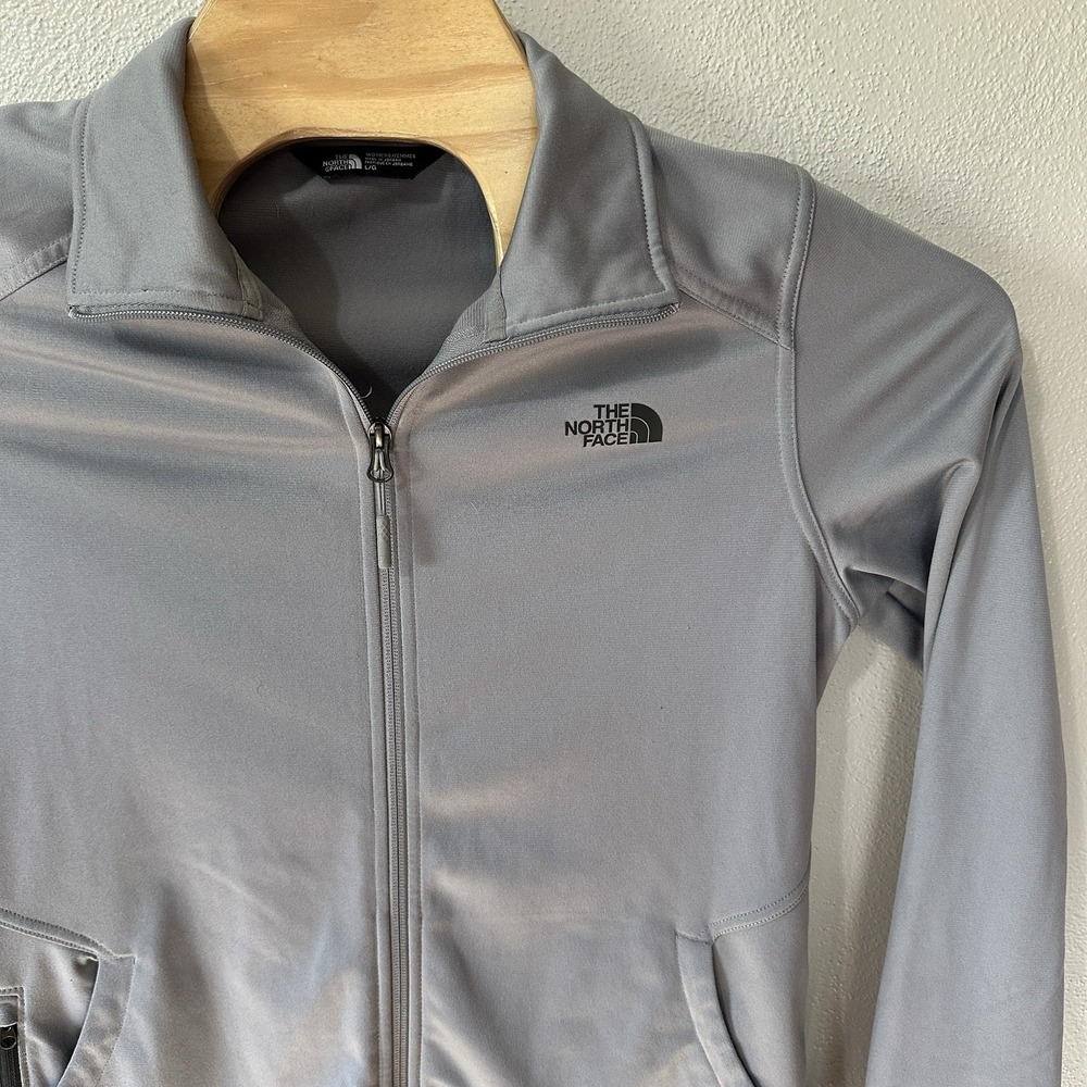 The North Face Jacket Women's Size Large Performance‎ Gray Full Zip Sweatshirt